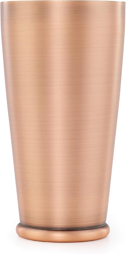 Barfly Cocktail Shaker with Weighted Bottom, Deluxe 28 oz, Antique Copper by BarflybyMercer