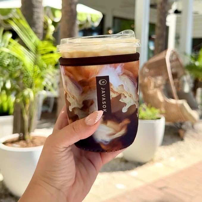 Sok It JavaSok Iced Coffee & Cold Soda Insulated Neoprene Cup Sleeve - Image 2