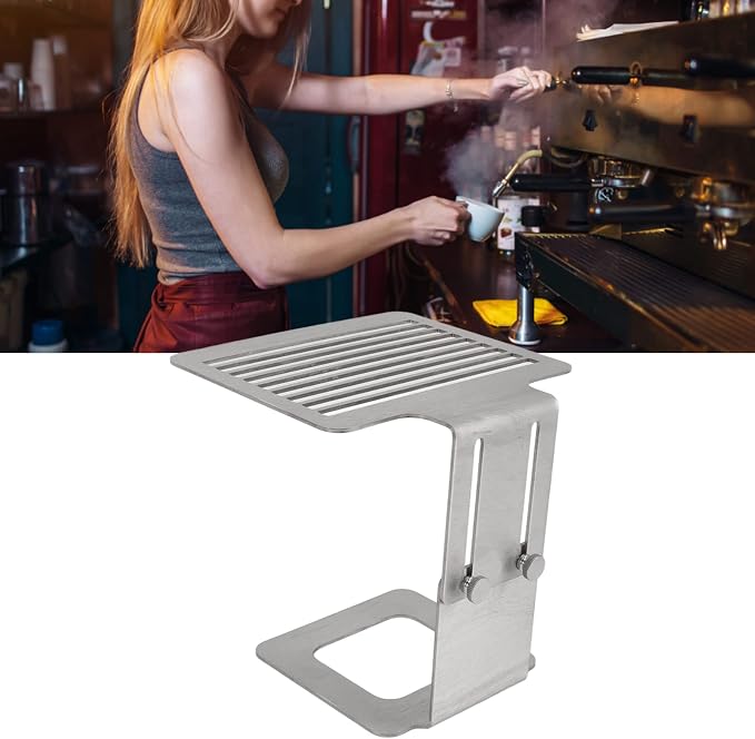 Fdit Coffee Machine Scale Rack, Stainless Steel, Height Adjustable, Weighing - Image 7