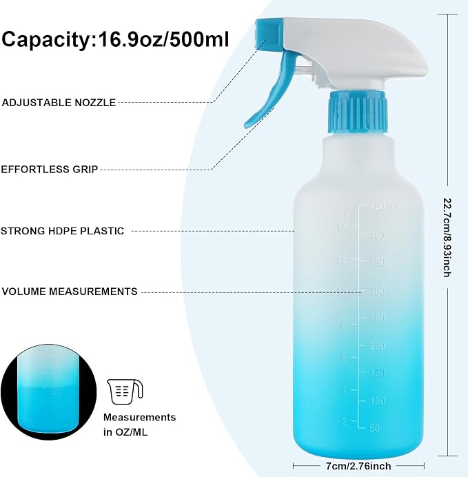 Spray Bottles 16.9oz HDPE Spray Bottle - Image 5