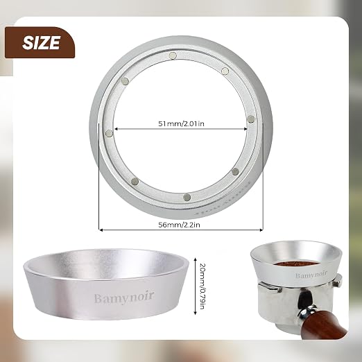Magnetic 51mm dosing Funnel Compatible - 20mm Anodized with 8 Neodymium - Image 2