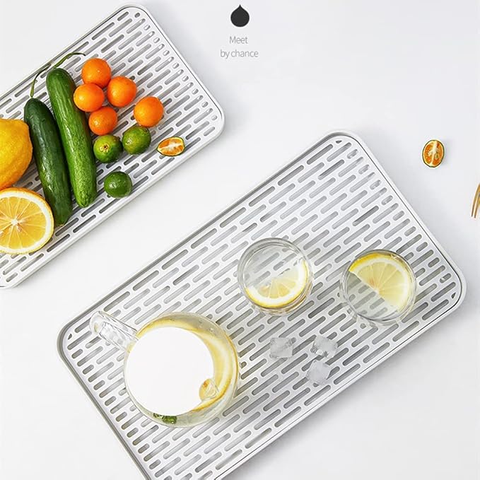 Small Drain Rack for Kitchen Sink, 2 Tier Cup & Dish Drying Rack for Office - Image 6