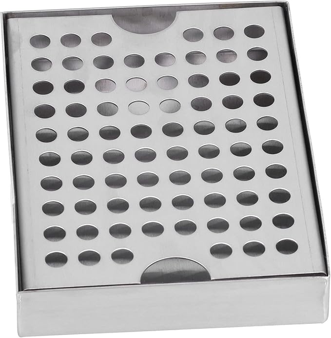 Beer Drip Tray, Stainless Steel Wall Mount Kegerator Beer Tower Drip Pan - Image 7