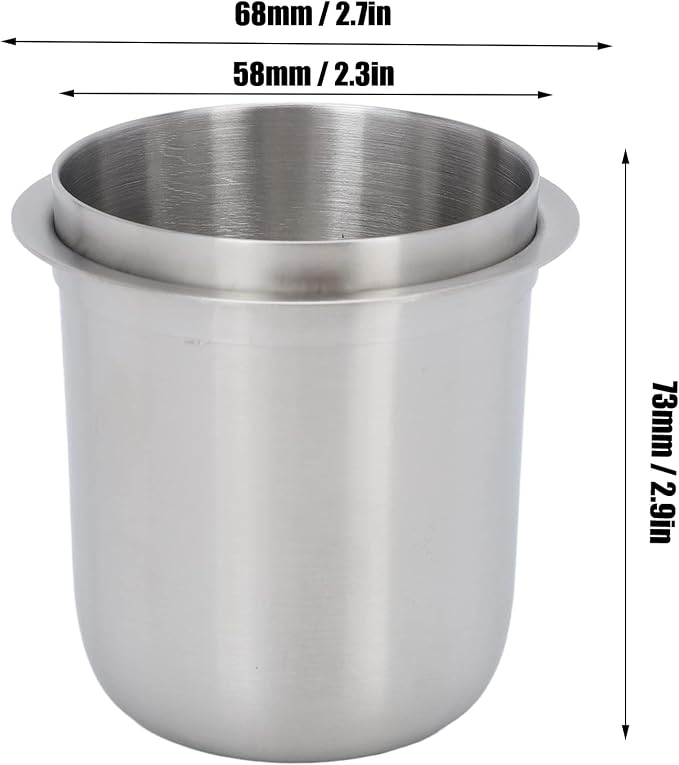 Stainless Steel Espresso Dosing Cup - 150ml - Image 7