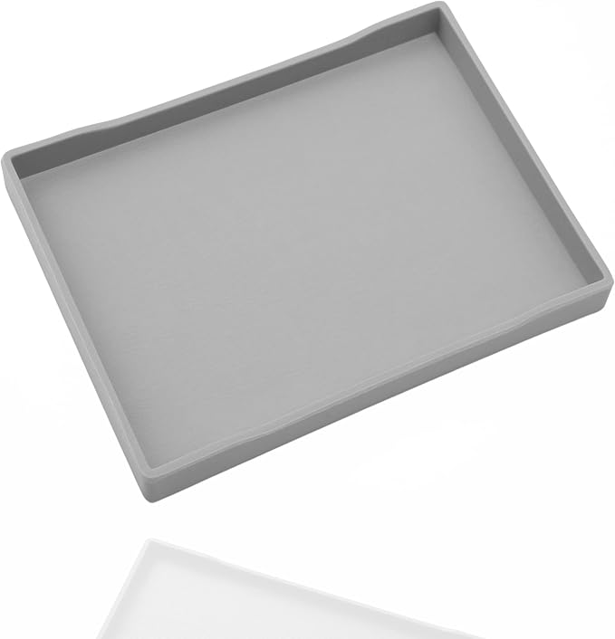 Gray Small Serving Tray, Countertop Organizer | by VCREATC-VCREATEFORCUSTOMER
