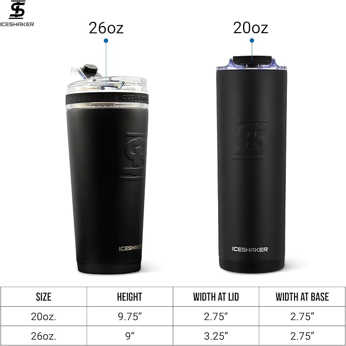 Ice Shaker 26 Oz Tumbler, Insulated Water Bottle - Image 5