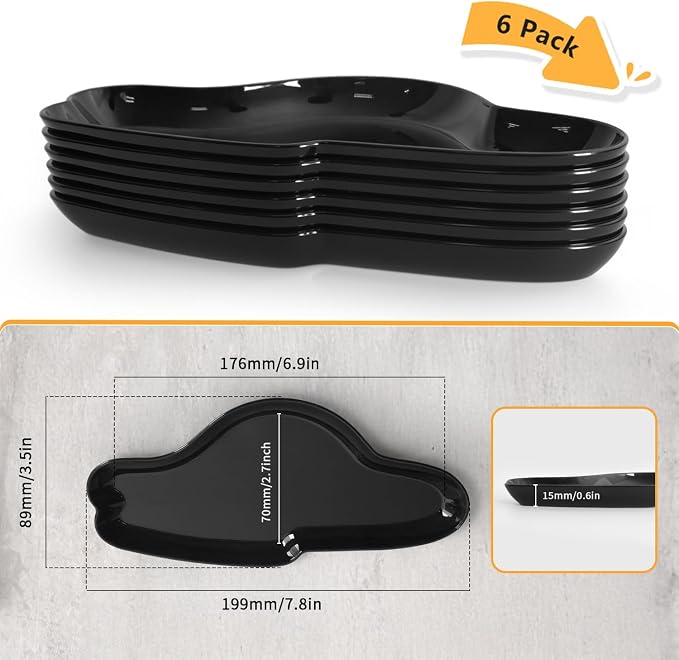 Coffee Bean Cupping Tray 6 Pack Cloud Shape Espresso Dosing Tray Scale Coffee - Image 7