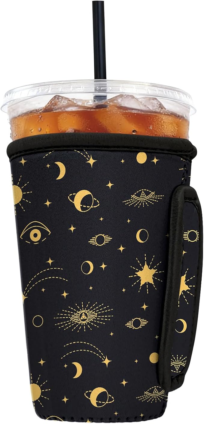 Reusable Insulated Neoprene Iced Coffee Sleeve by Cavllson