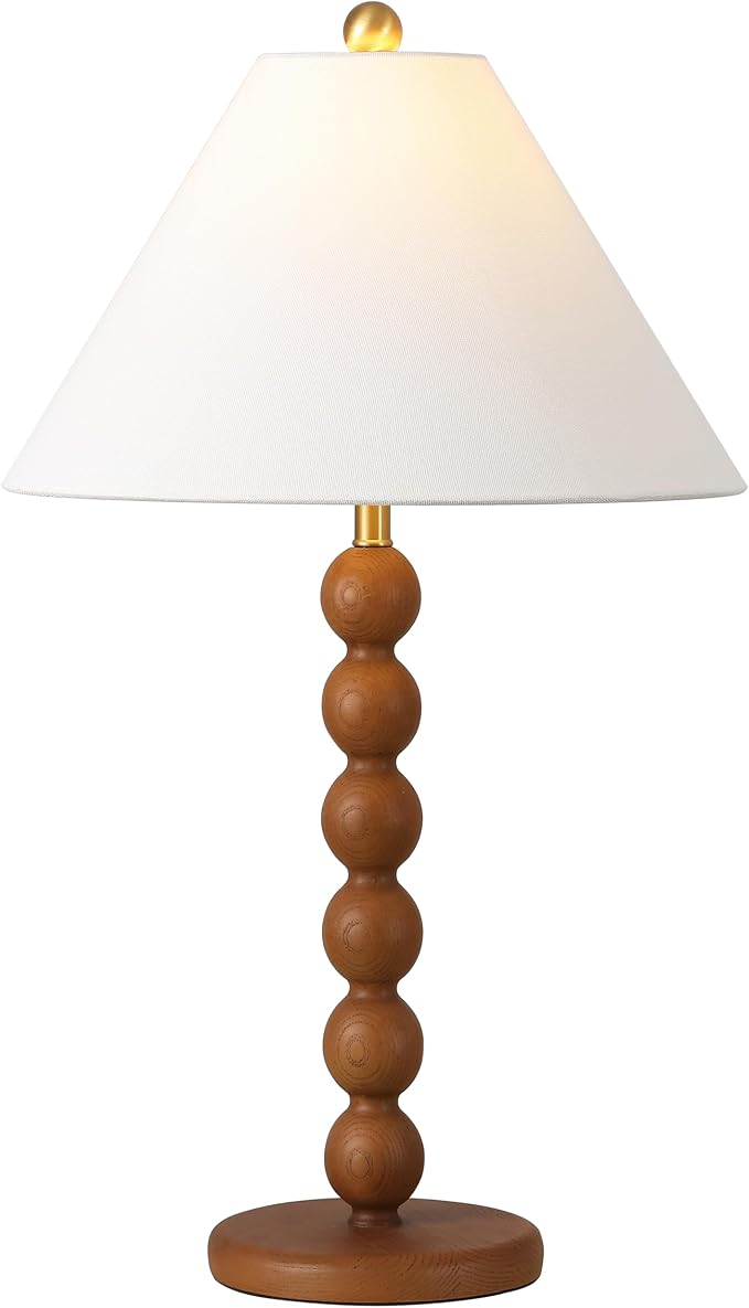 SAFAVIEH Lighting Collection Sanne Natural Brown Resin Stacked Ball 27-inch - Image 6