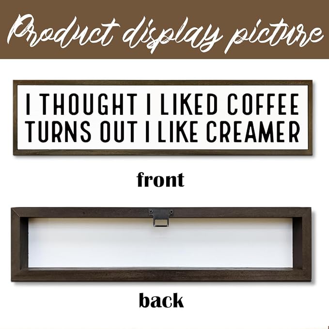 Funny Coffees Decor, Rustic Coffee Station Decors, Coffees Home Decoration - Image 3