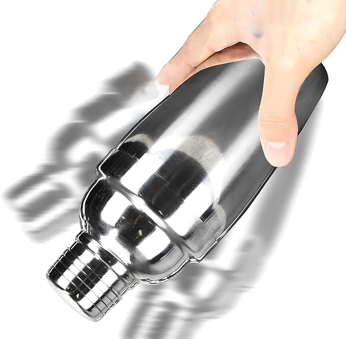 18.6 Oz Cocktail Shaker, Stainless Steel Drink Shaker - Image 3