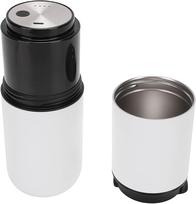 Portable Coffee Maker Machine, 350ml Travel All in One Coffee Bean Grinder and - Image 4