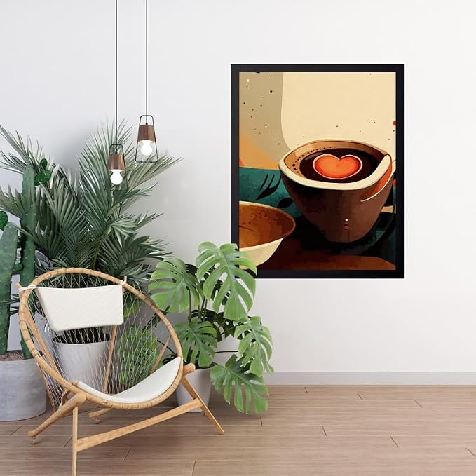 Lawrence Williams Designs Heart Coffee Poster - Image 4