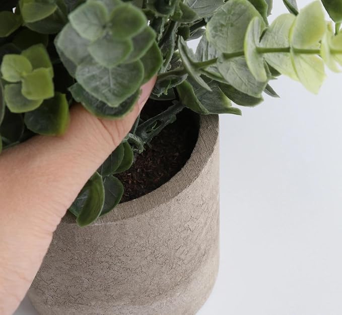 Lemonfilter Fake Plants, Plastic Small Faux Potted Plant - Image 7