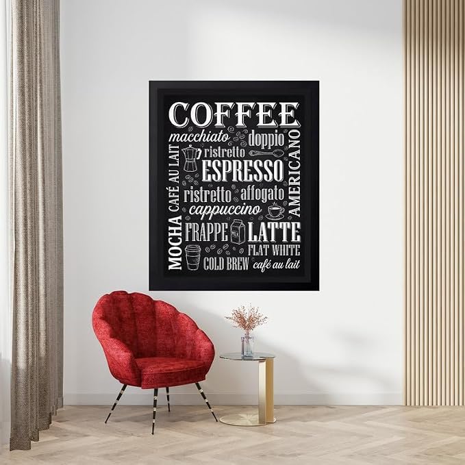 Lawrence Williams Designs Coffee Menu Typography Poster - Image 5