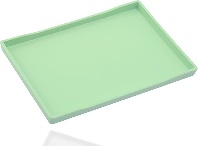 Large Green Serving Tray for Gathering Small Items | Serving Accessory by VCREATC-VCREATEFORCUSTOMER