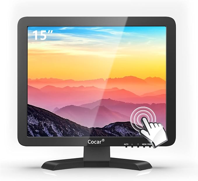 Cocar 15-inch Touchscreen Monitor, LCD 1024x768 Resolution - Image 3