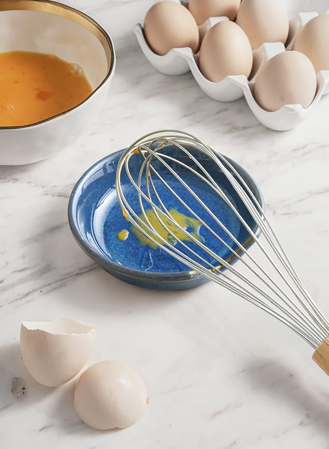 LE TAUCI Ceramic Spoon Rest for kitchen, 4.8 Inches Spoon Holder for Stove Top - Image 6