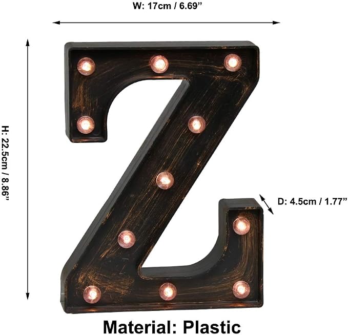 Pooqla Vintage Light Up Marquee Letters - Image 5