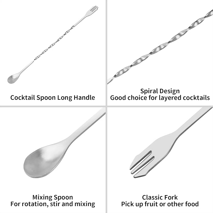 tifanso Muddler for Cocktails, Stainless Steel Stirrer, Bar Accessories Tools - Image 5