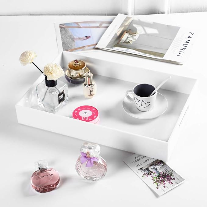 Sooyee Serving Tray with Handles, Coffee Table, Countertop - Image 4