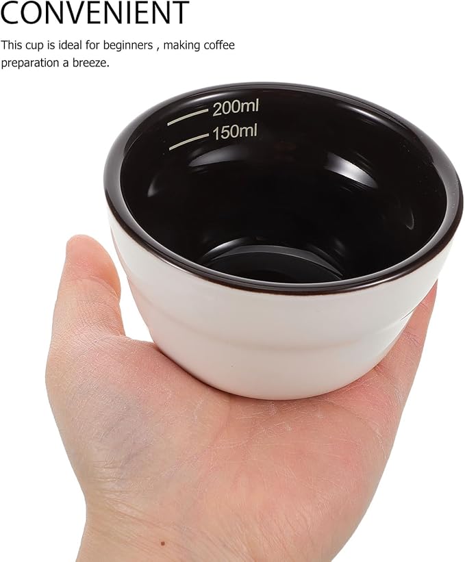 Homoyoyo Ceramic Coffee Test Cup Espresso Bean Dosing Cup - Image 4