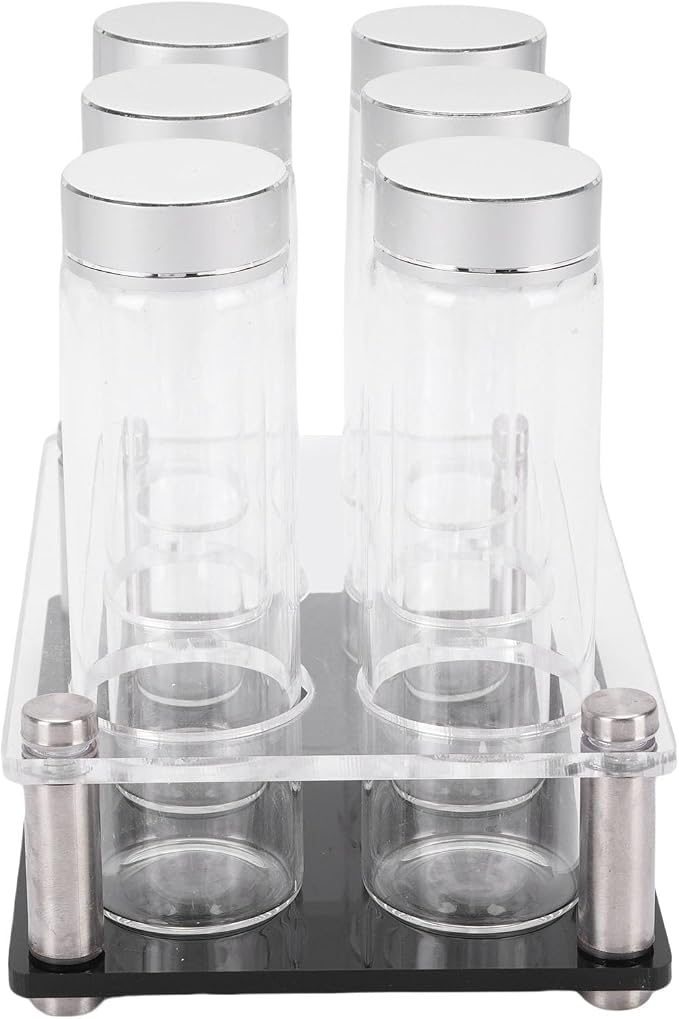 plplaaoo Coffee Bean Storage Tubes Elegant Transparent High Borosilicate Glass - Image 4
