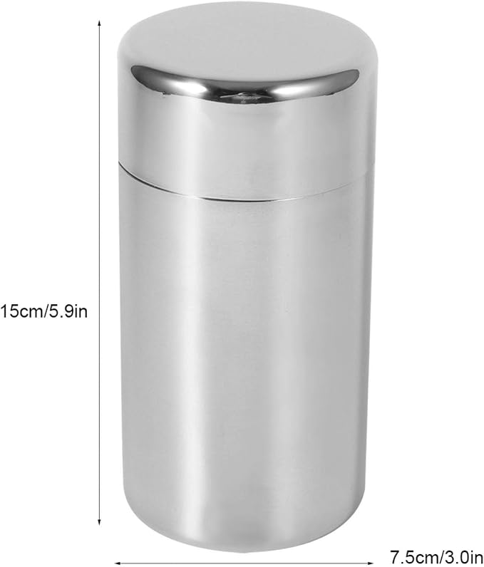 Tyenaza Tea Canister, Double Seal Stainless Steel Tea Tin Canister - Image 2