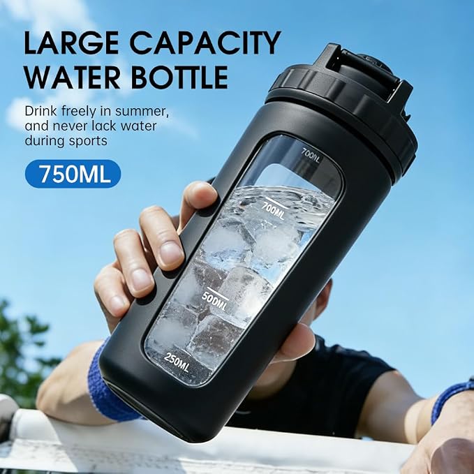 26oz Glass Protein Shaker Bottle - Image 2