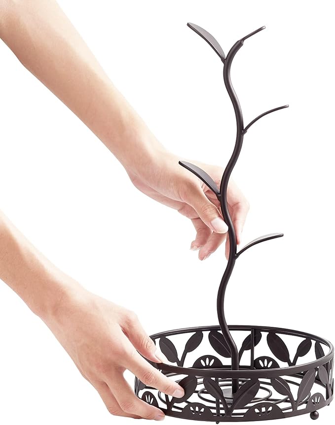 Mug Holder, Countertop Mug Tree, Coffee Mugs & Tea Cup Storage Rack, Coffee - Image 6