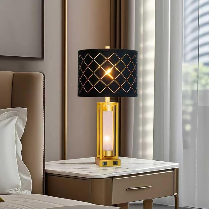 Set of 2 Modern Table Lamps for Living Room Bedroom - Image 7