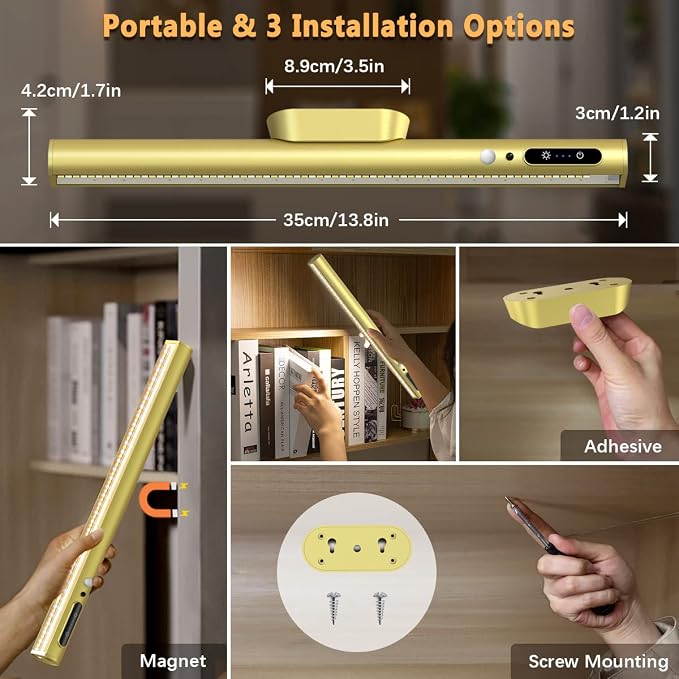 Battery Powered Operated Wall Strip Lights, Motion Sensor LED Light Bar Indoor - Image 5
