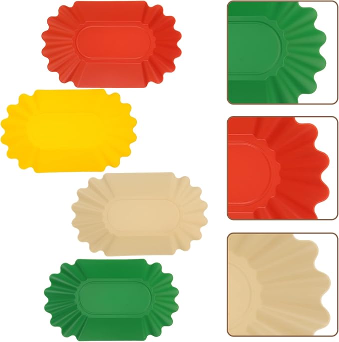 SHERCHPRY 4pcs Coffee Bean Sample Display Tray Versatile Measuring Plate - Image 7