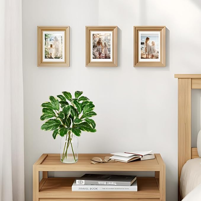 Real Touch Faux Greenery Stems in Vase - Image 6