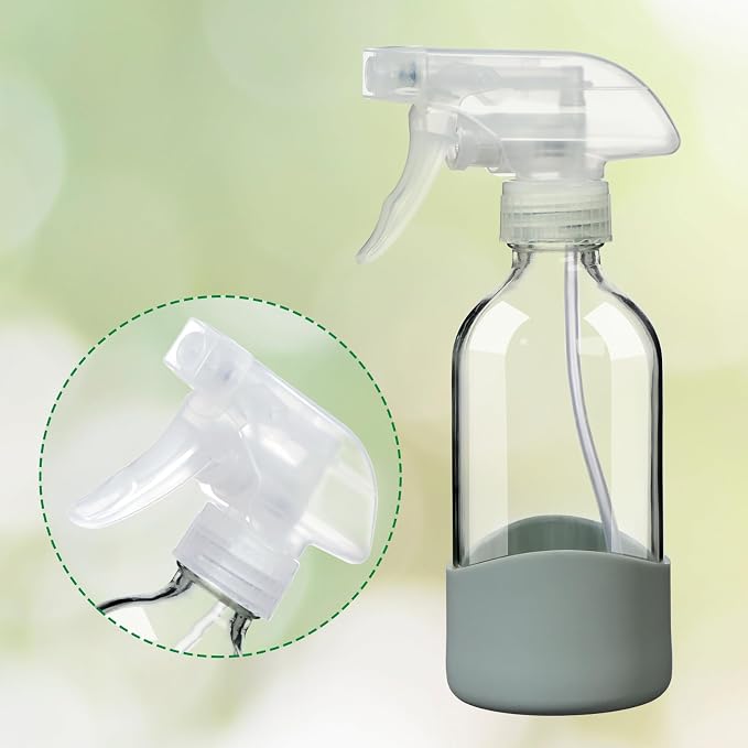 8oz Clear Glass Spray Bottles - Image 6
