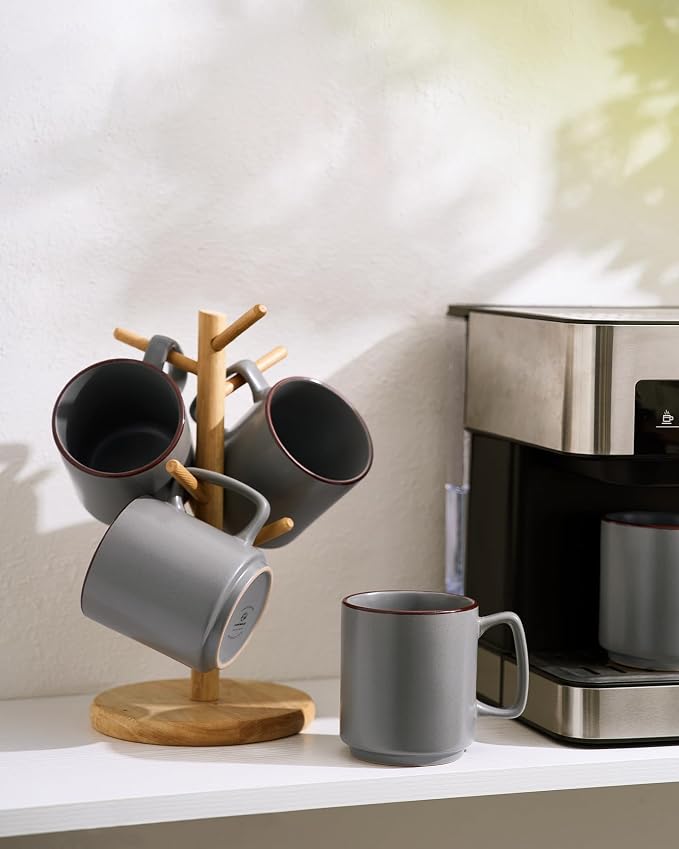 famiware Coffee Mugs Set of 6, Nebula 14oz Coffee Mugs, Ceramic Cup Set - Image 8
