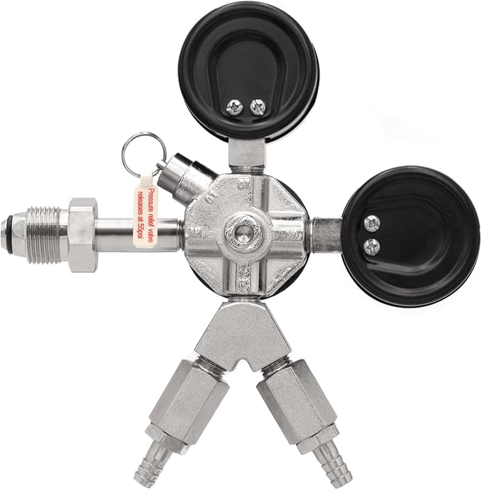 Commercial Grade Dual Gauge Two Product Nitrogen Regulator - Image 7