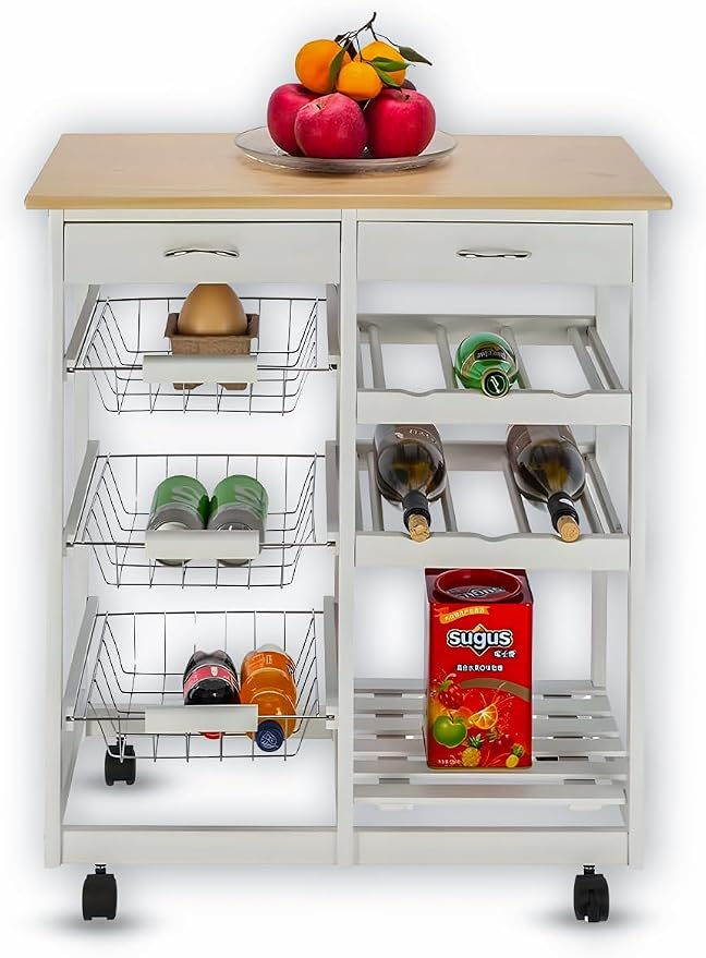 HYGRAD BUILT TO SURVIVE Kitchen Island Cart - Image 3