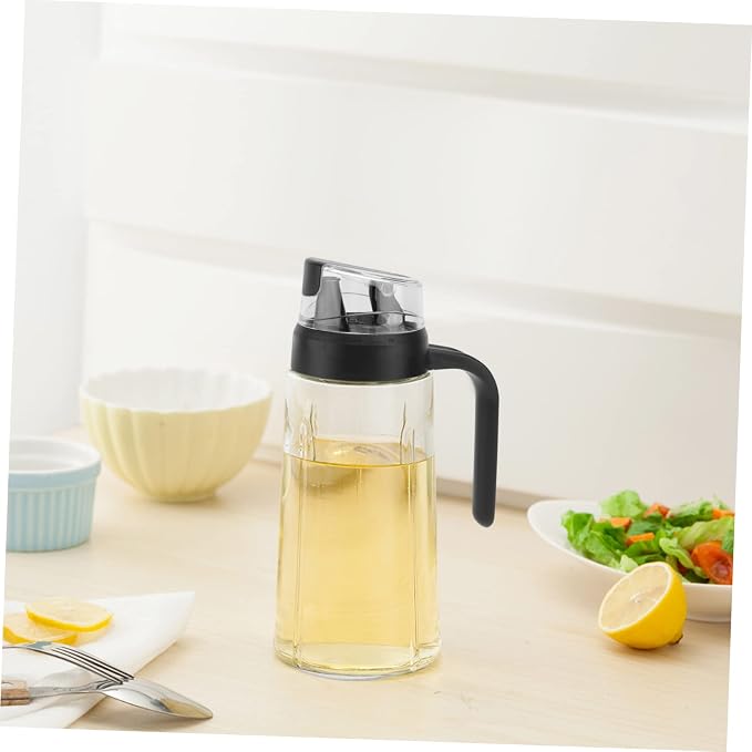 ULTECHNOVO 1pc Automatic Glass Oil Dispenser Bottle Seasoning Storage - Image 2