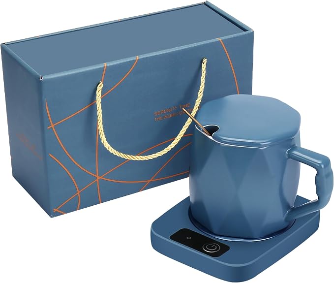 Electric Coffee Warmer with Ceramic Mug, 131 Fahrenheit Temperature Control - Image 8