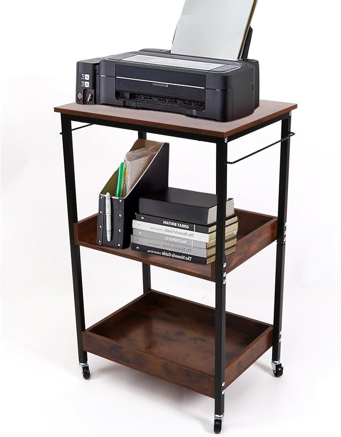 3-Tier Rolling Utility Cart - Image 7