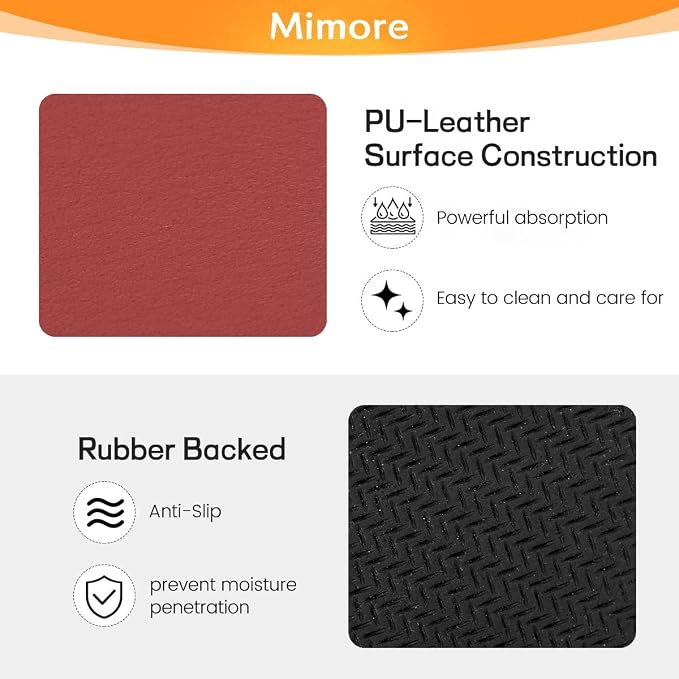 Mimore Red Coffee Bar Mat - Image 2