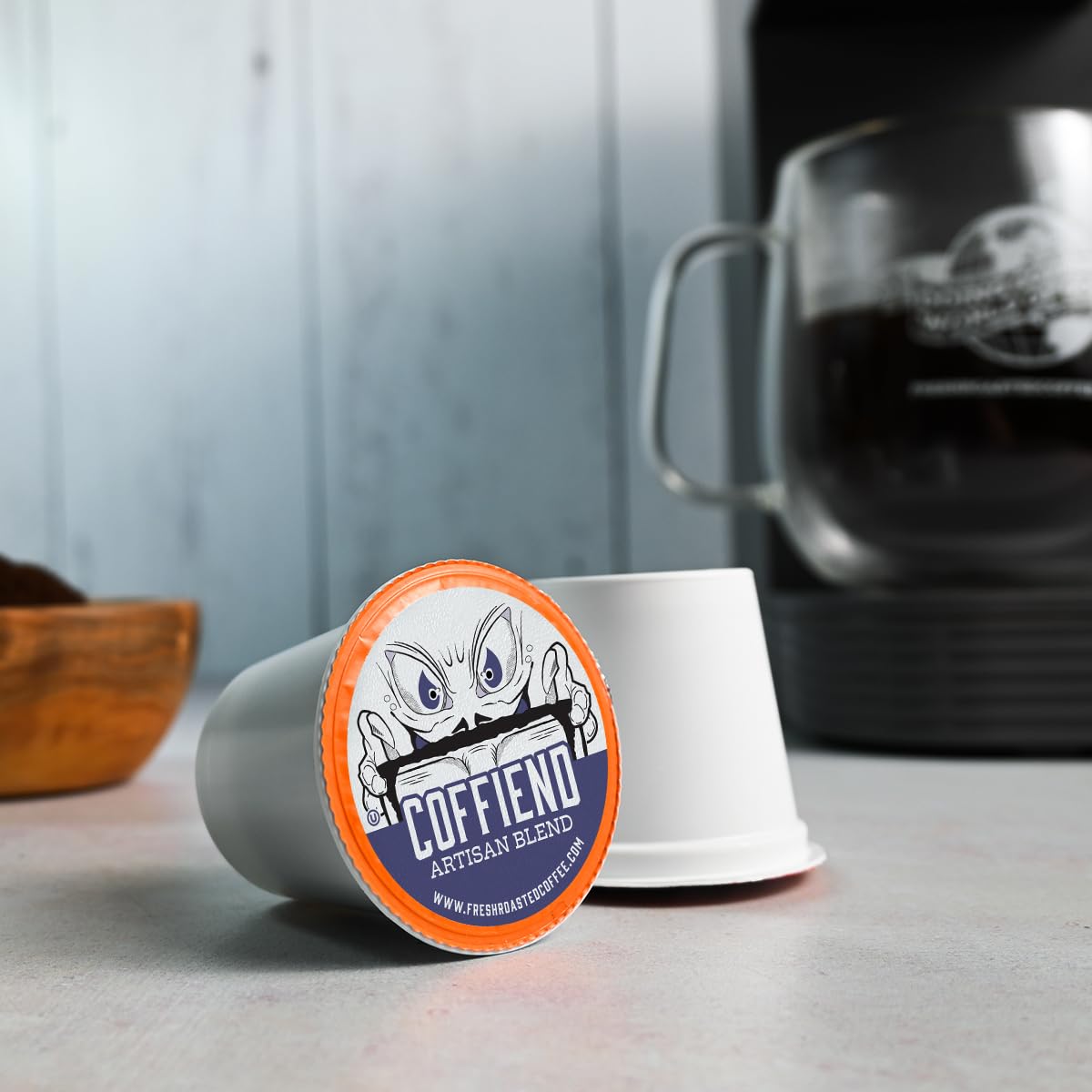 Fresh Roasted Coffee, Bold Artisan Blend Variety Pack, K-Cup Compatible, 96 Pods