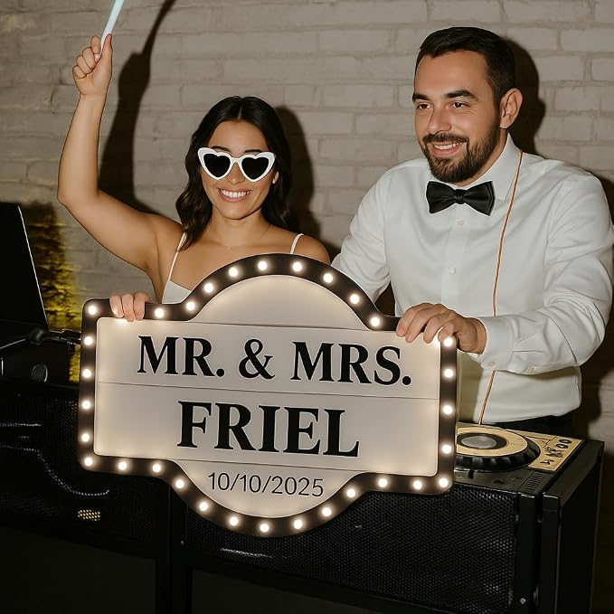 Large Custom Wedding Bottle Service Sign, Personalized Wedding Entrance Sign by BCXIEPU