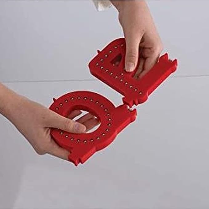 M&T Displays LED Marquee Letter Lights Modular Red Light Up Alphabet Initial N - Image 7