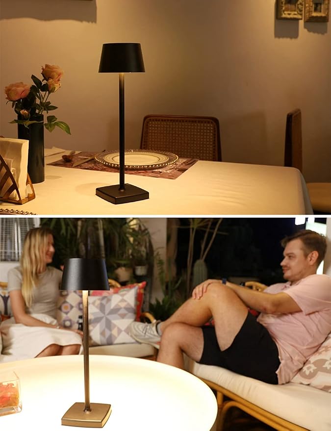 Cordless Table Lamp, 6000mAh Rechargeable Battery, IP54 Waterproof, All - Image 7