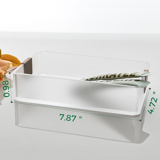 Metal-Glided Acrylic Catchall Tray – Stylish Desktop & Entryway Organizer - Image 2