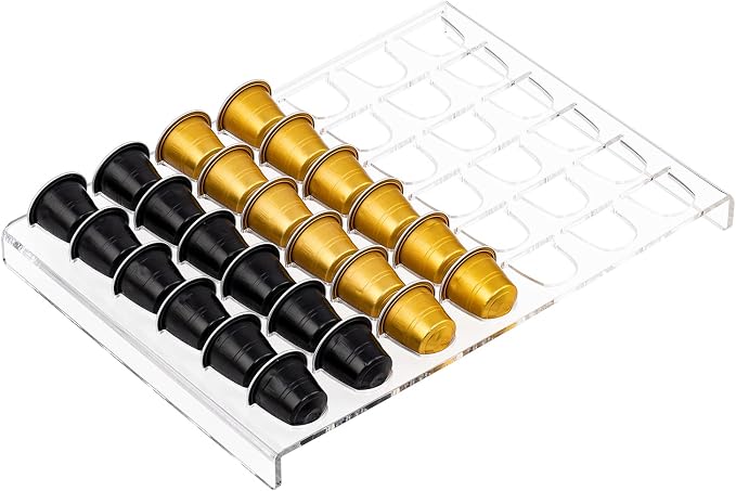 SUMERFLOS Coffee Pod Storage Organizer Tray Drawer, Holds 42 Capsules Compatible - Image 9