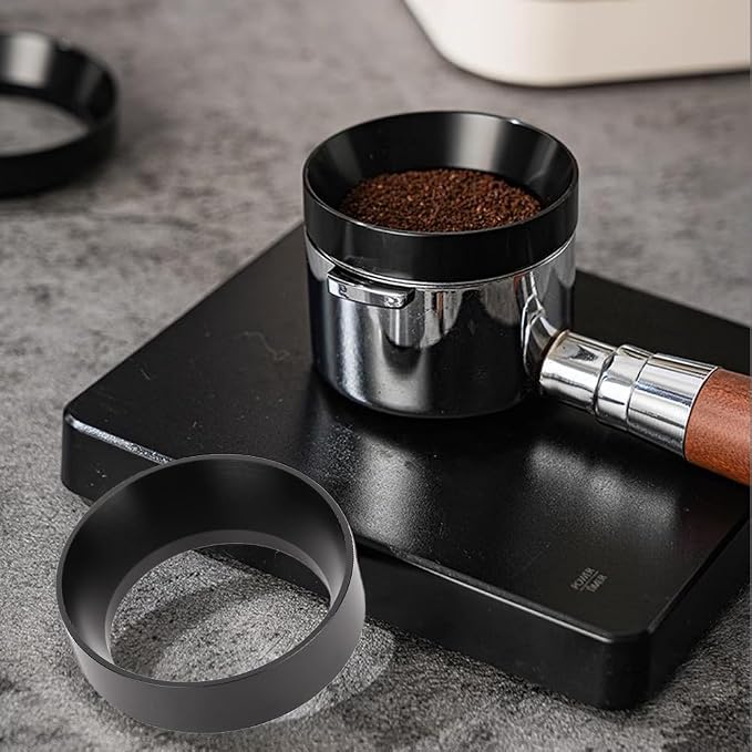 Espresso Dosing Funnel, Aluminum Coffee Powder Dosings Ring Cafe Maker Rings - Image 4