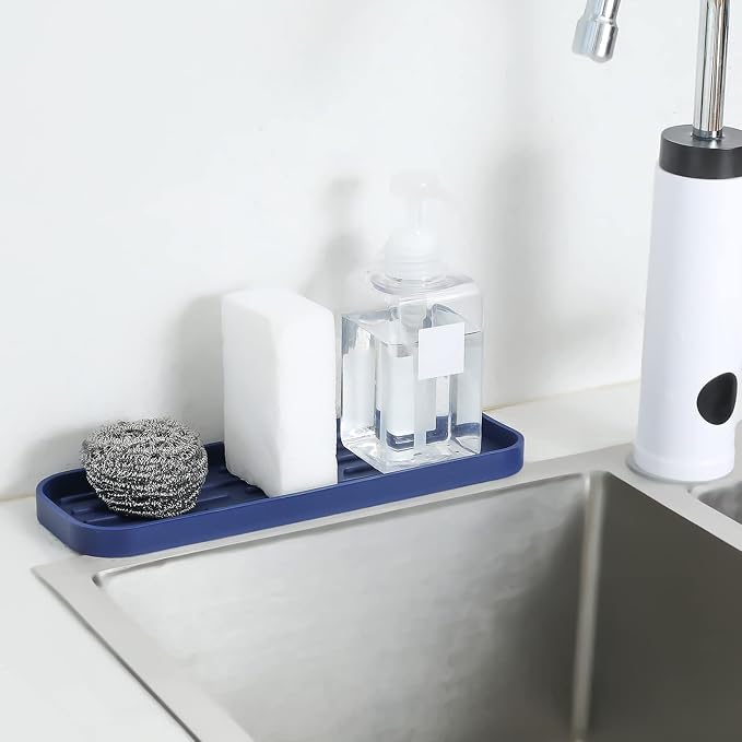 MicoYang Silicone Kitchen Sink Organizer Tray - Image 8